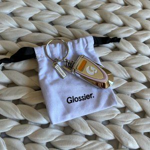 Glossier Limited Edition Flip Phone Keychain